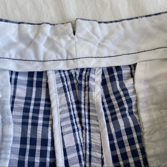 Land's End Plaid Seersucker Shorts - Picture 4 of 9
